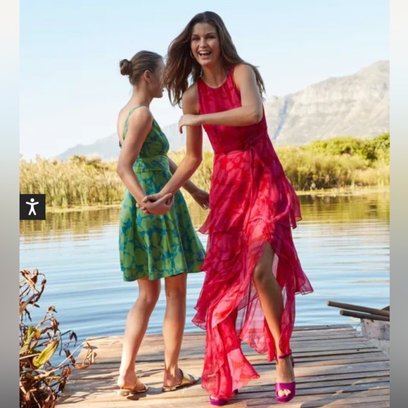 Boden Sleeveless Tiered Maxi Dress - Picture 5 of 7